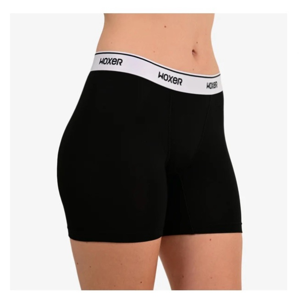 WOXER Baller Black Boxer Shorts in Soft Model Fabric, Size: Medium